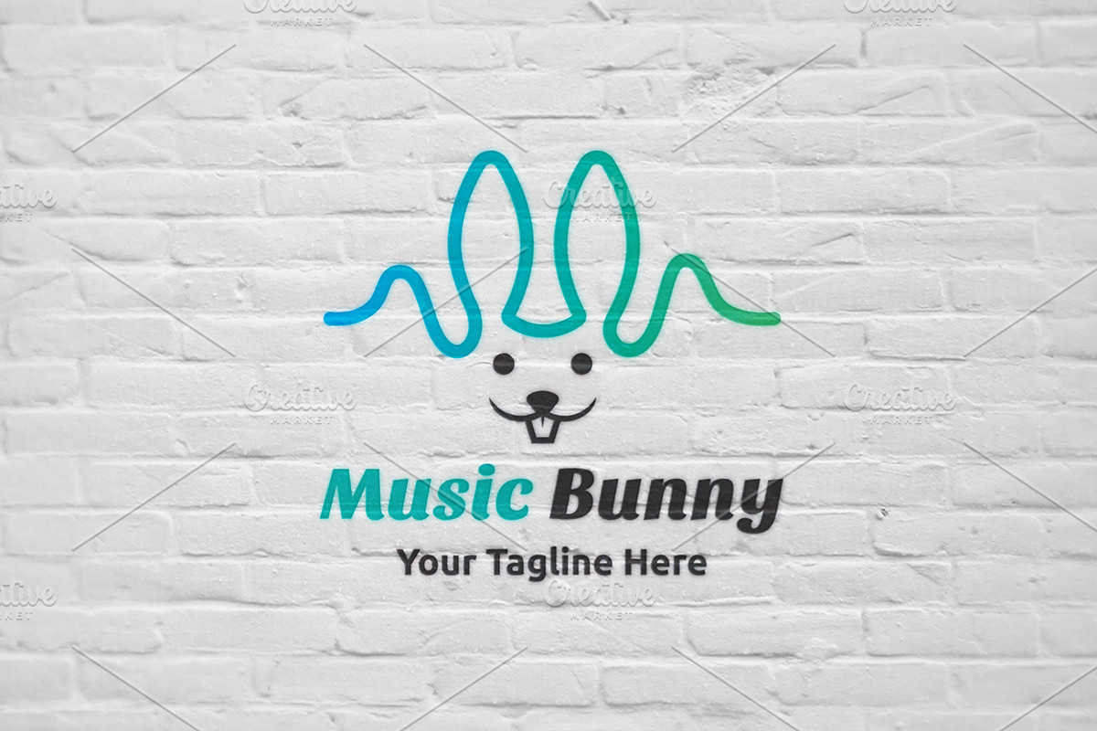 Music Bunny Logo, a Branding & Logo Template by Martin-Jamez (Photo 2 of 3)