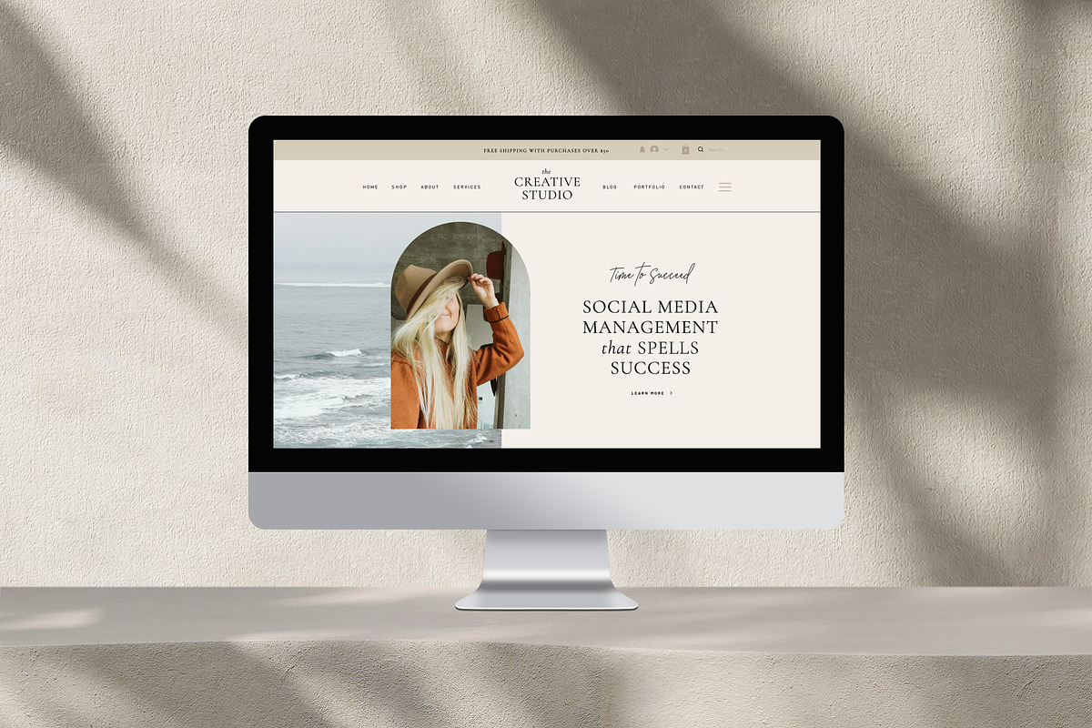 Coaching Wix Website Template, a Wix Template by Studio Luxe Creative (Photo 4 of 12)