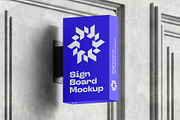 Signboard Vertical Mock-up, an Advertising Mockup by zippypixelstudio (Thumbnail 8 of 14)