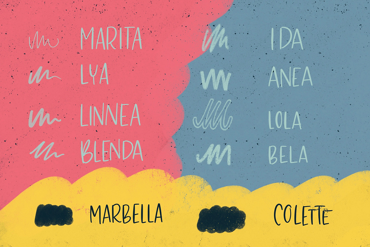 Simple Lettering Brushset, a Brush Add-On by michalhirt (Photo 3 of 7)