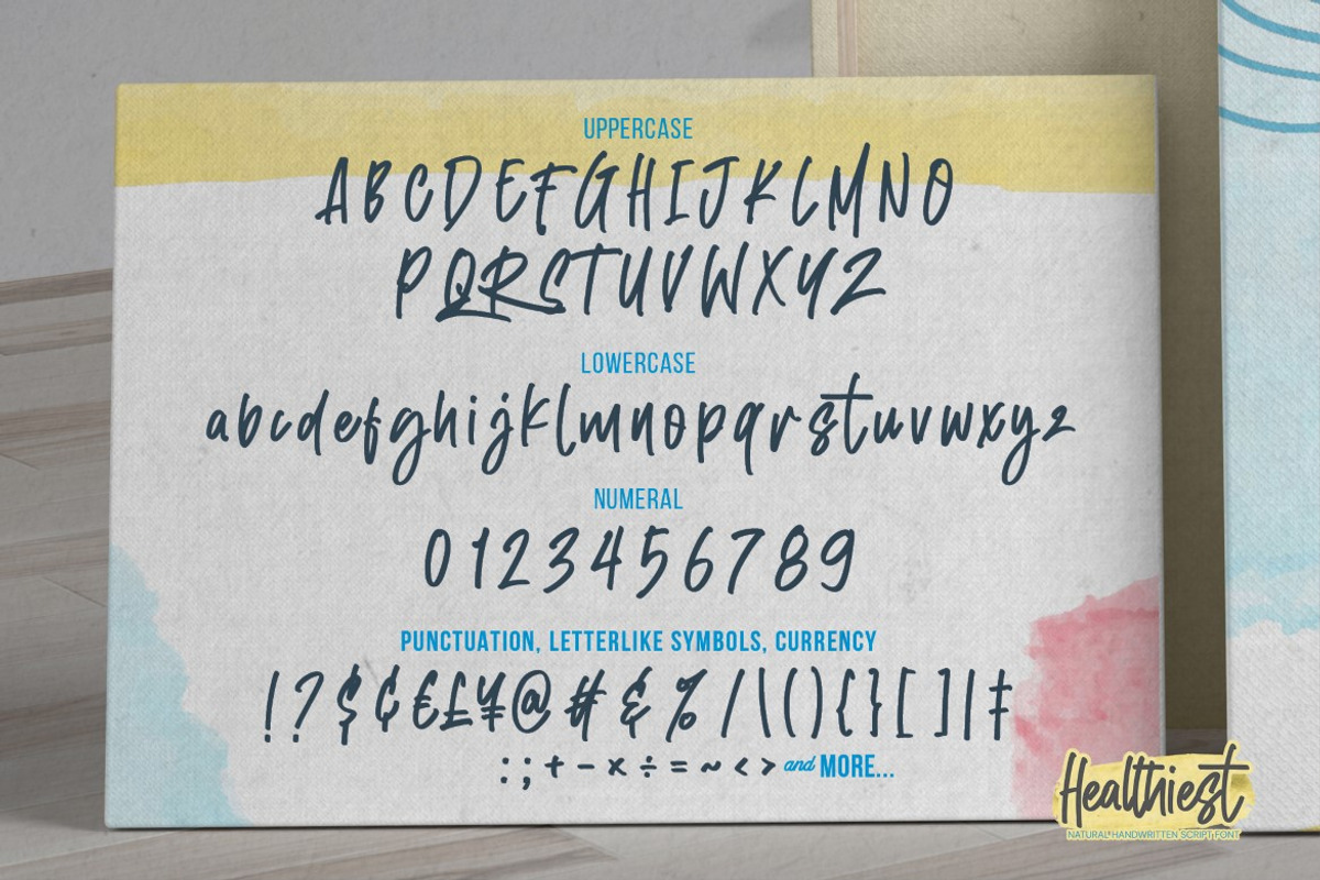 Healthiest - Natural Handwritten, a Script Font by Gassstype (Photo 2 of 8)