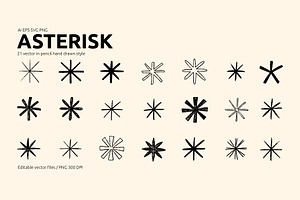 Asterisk Pencil Object