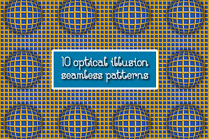 Optical Illusion Seamless Patterns