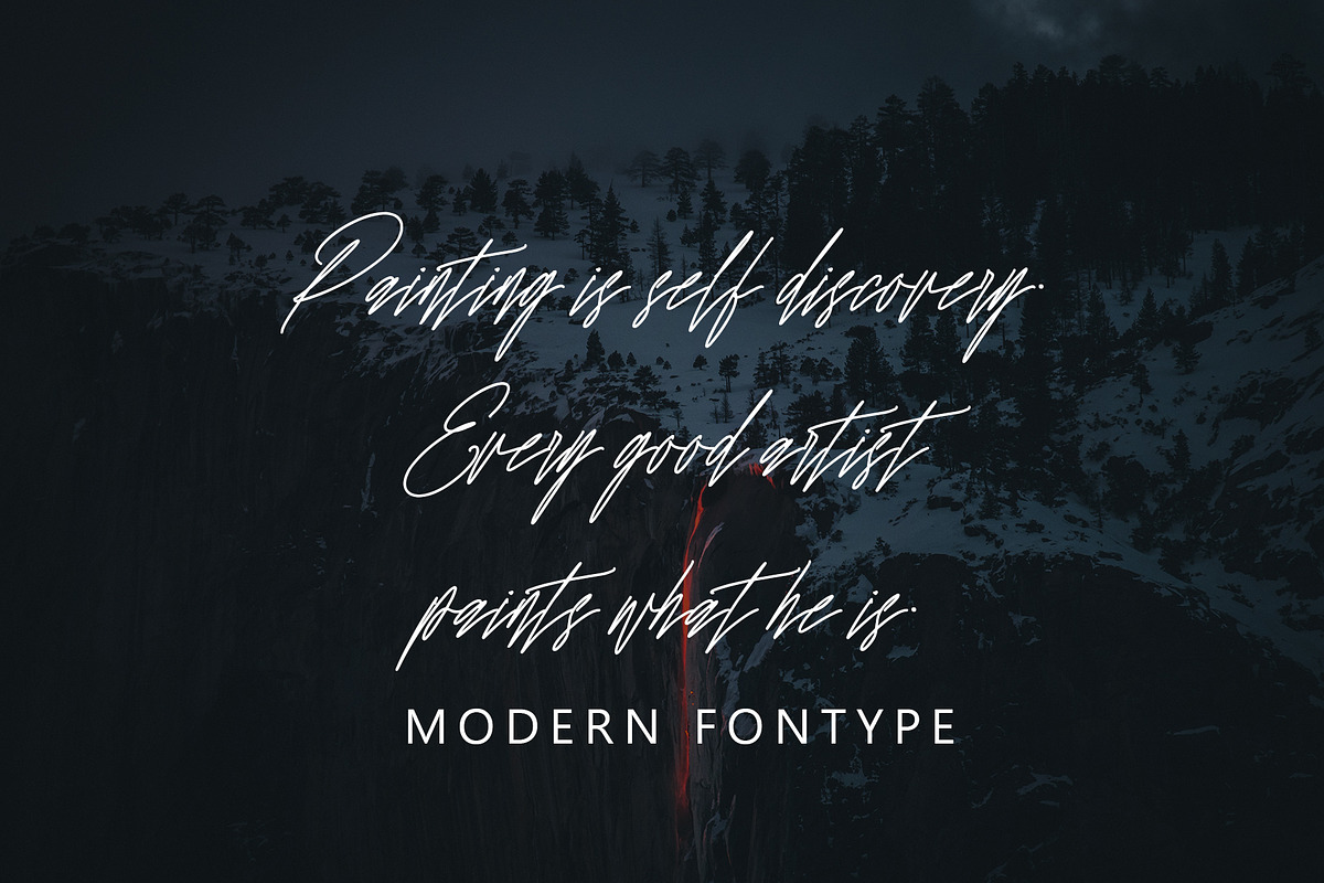 Rilan Pagblho, a Handwritten Font by HaKi Studio (Photo 2 of 5)