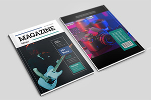 Magazine Template Modern Music