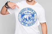 Grizzly River Co Bear Fishing Logo, a Branding & Logo Template by Artonix (Thumbnail 3 of 4)
