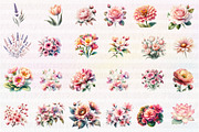 Blush Flower clipart, an Illustration by CreationArt (Thumbnail 3 of 4)