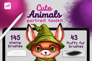 PROCREATE BABY ANIMALS PORTRAIT KIT