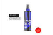 Matte Spray Bottle Mockup, a Packaging Mockup by Reformer Mockup (Thumbnail 1 of 6)