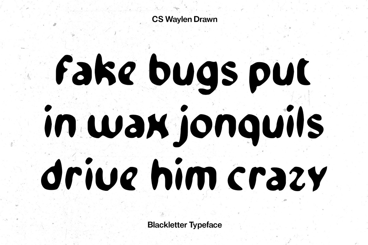 CS Waylen Drawn, a Blackletter Font by Craft Supply Co. (Photo 4 of 8)