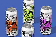Coffee Can Mockup, a Packaging Mockup by Unerispace (Thumbnail 2 of 5)