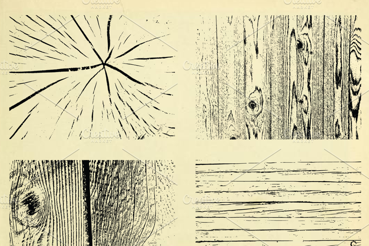 24 Vector Wood Textures, a Texture Graphic by Bart Wesolek (Photo 4 of 5)