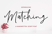 Matching - Handwirtten Font, a Handwritten Font by Face Lab (Thumbnail 1 of 11)