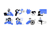 People and Business, a Person Illustration by PureSolution (Thumbnail 4 of 6)