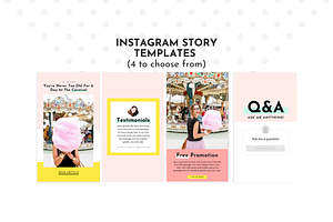 Instagram Template Colorful Canva