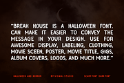 Break House - Horror Font, a Handwritten Font by Viswal Studio (Thumbnail 2 of 6)