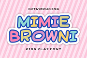 Mimie Browni, a Handwritten Font by Limited.studio (Thumbnail 1 of 5)