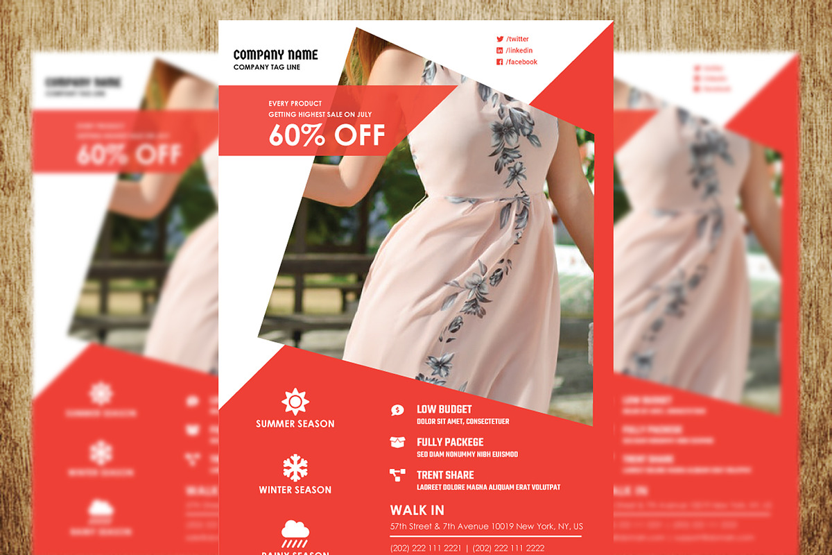 Fashionable Product Promotion Flyer, a Flyer Template by PenciGraphics (Photo 1 of 3)