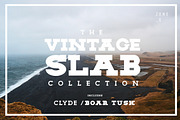 The Vintage Slab Font Collection, a Slab Serif Font by Zone 6 (Thumbnail 1 of 9)