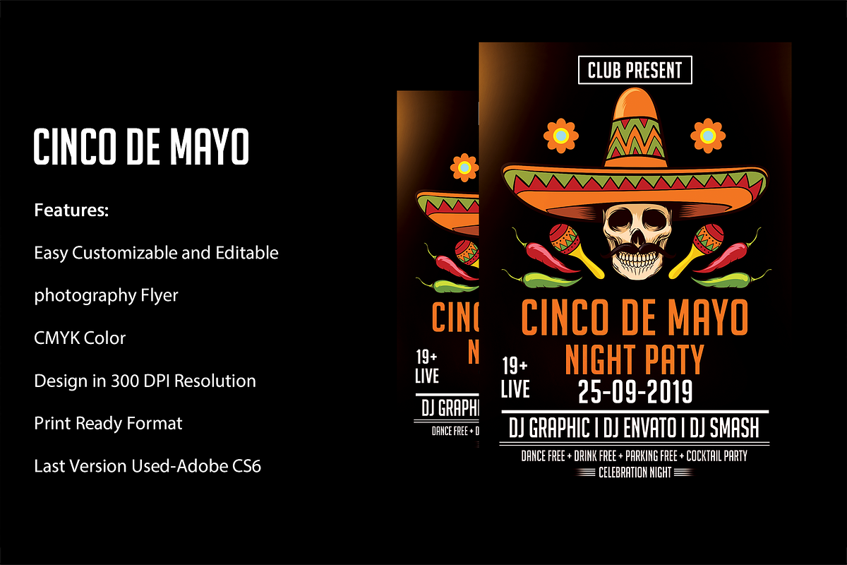 Flyer Cinco de Mayo, a Flyer Template by VaaniDesigns (Photo 1 of 2)
