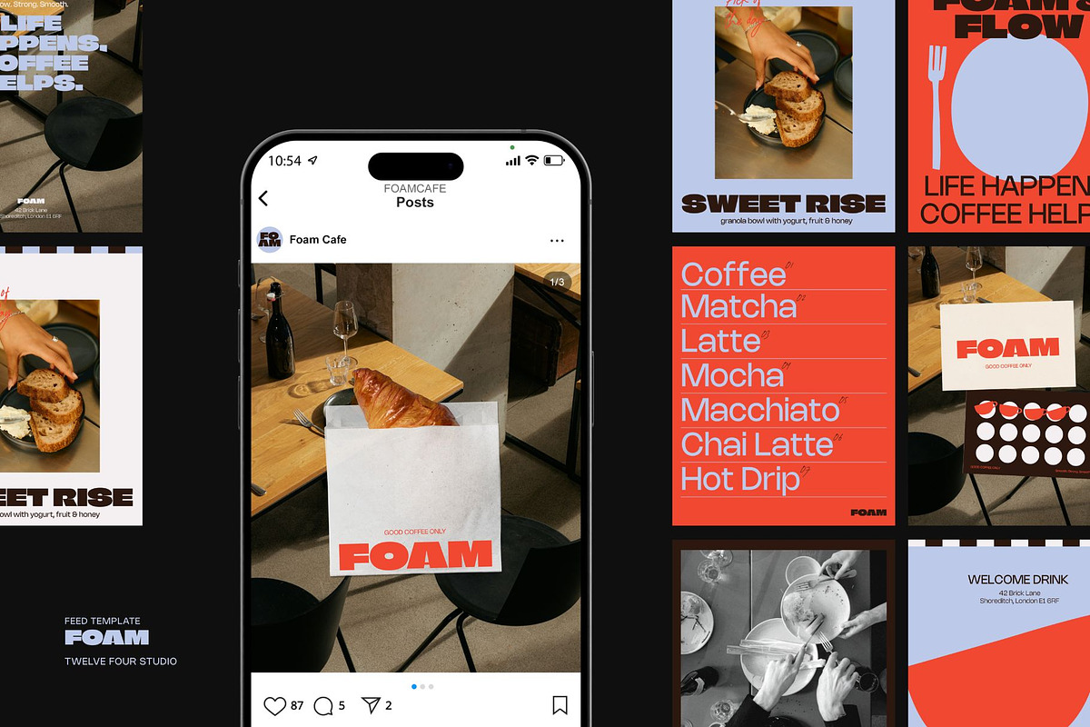 Foam - Instagram Feed Templates