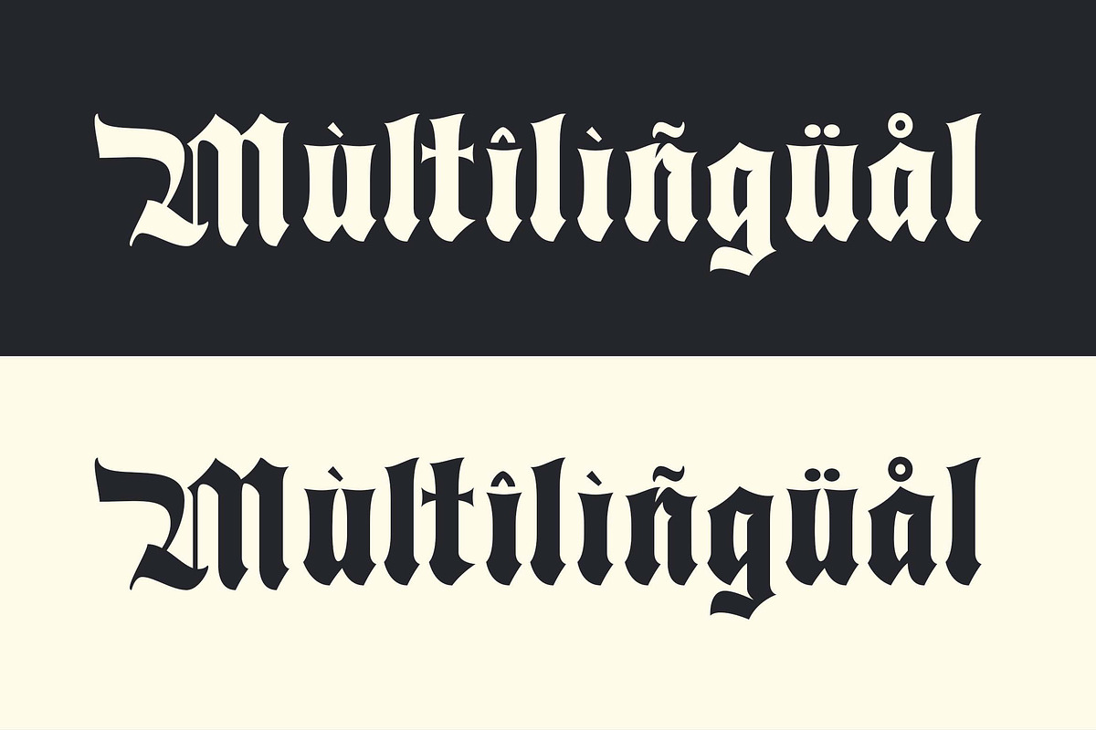 Bladge a Modern Blackletter Font, a Blackletter Font by Blankids Studio (Photo 11 of 12)