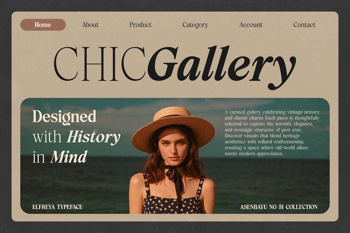 Elfreya - Elegant Branding Font, a Serif Font by Asenbayu (Photo 5 of 15)