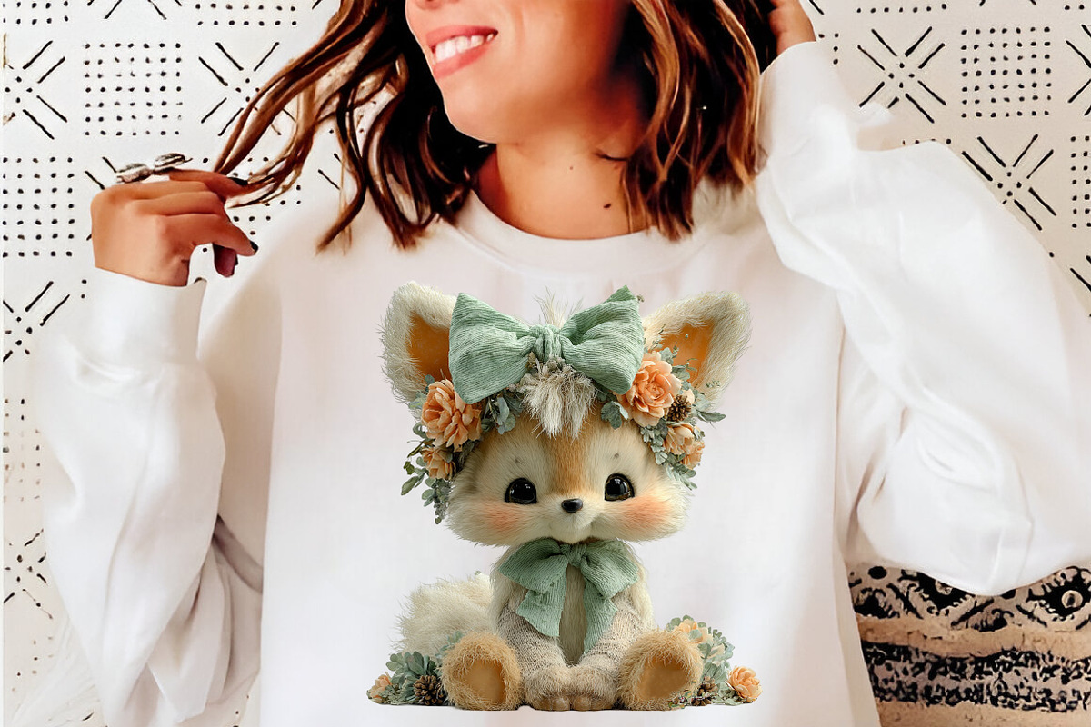 Spring flower animals clipart, an Illustration by SinaCreation (Photo 9 of 11)