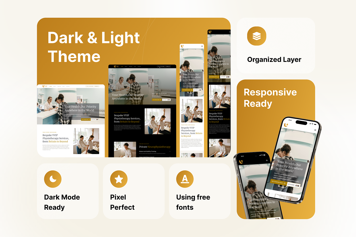 UnityCare - Multipurpose Healthcare, a Landing Page Template by Agensip Design Agency (Photo 3 of 10)