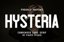 Hysteria - Condensed Sans Serif