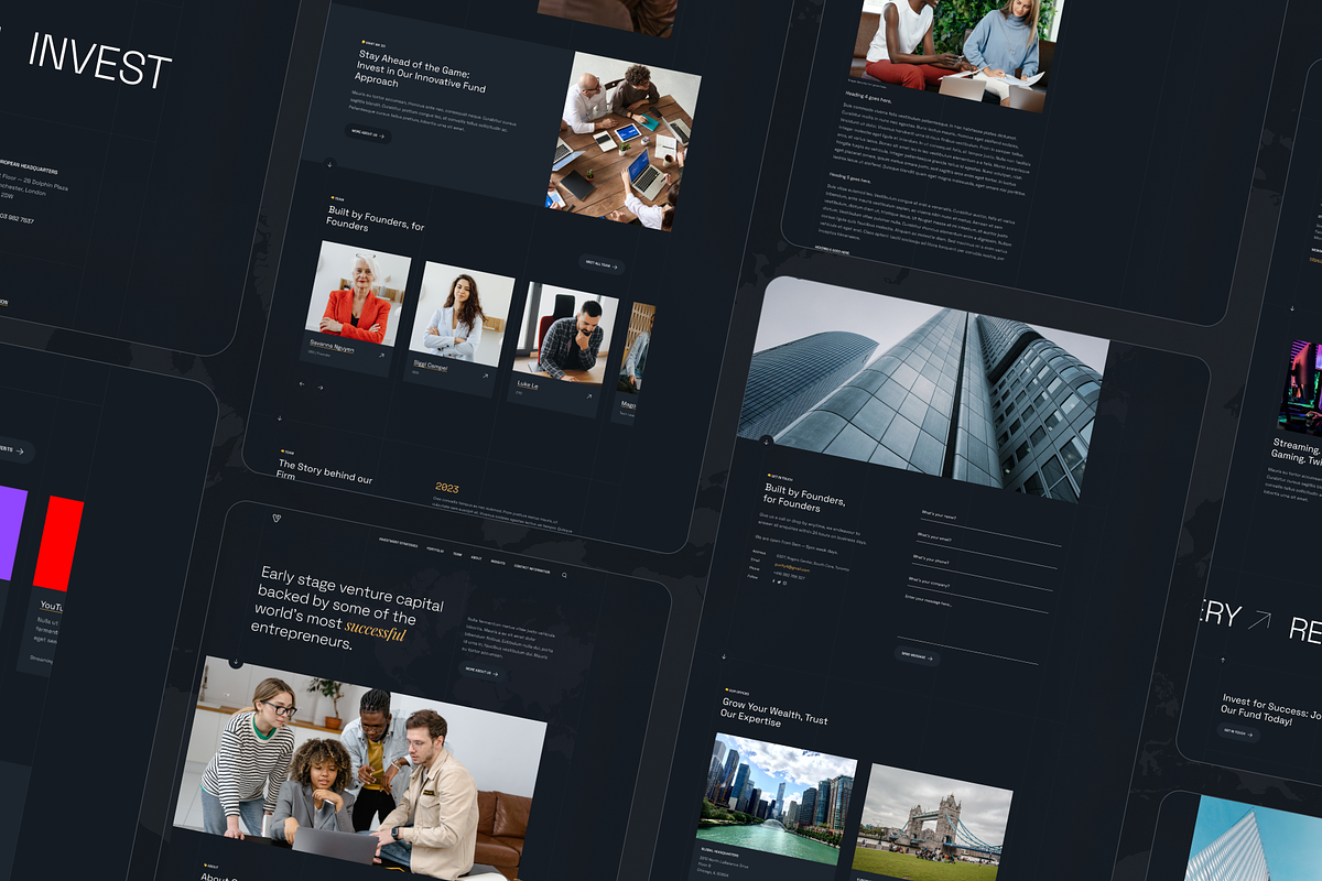 Ventures - VC Figma Template, an UI Kit Template by YoArts (Photo 3 of 3)
