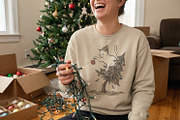Christmas Cat PNG, Funny Cat in, an Illustration by SharpMarketplace (Thumbnail 2 of 4)