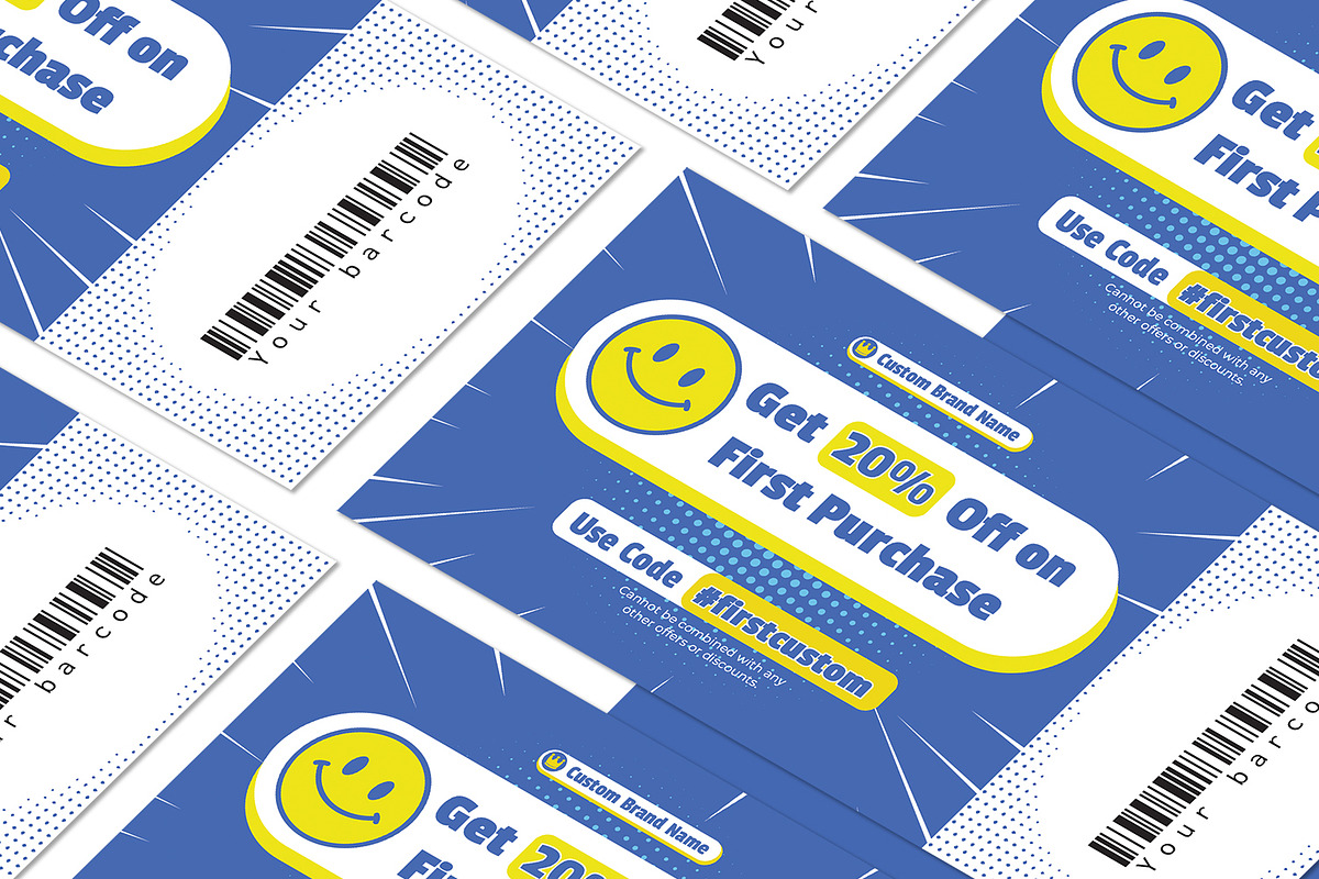 Pop Art Coupon, a Print Template by Fannan Studio (Photo 2 of 2)