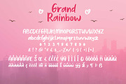 Grand Rainbow + Extrude Shadow, a Script Font by Putra Khan (Thumbnail 11 of 11)
