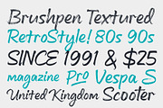 Mufan - Brush Retro Calligraphy Font, a Script Font by dexsarharryfonts (Thumbnail 9 of 11)