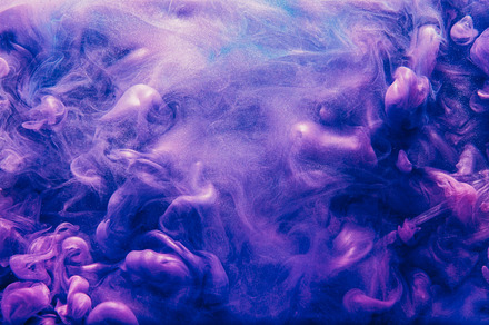 Ink cloud paint water splash purple glitter fluid, a Background Photo by Photo Drive Studio