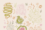 Nice Snakes Bundle, an Animal Illustration by Annie Konst (Thumbnail 2 of 20)