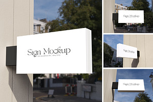 Sign Mockup, a Product Mockup by swsi-studio