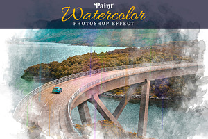 Watercolor Paint Photoshop Effect