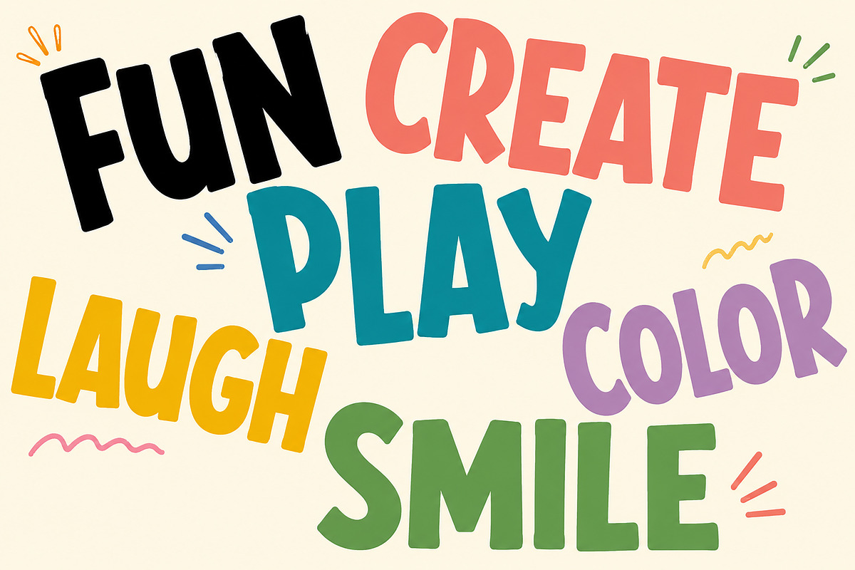 Doodlia – Playful Display Font, a Slab Serif Font by Wow Magic (Photo 4 of 4)