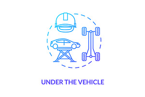 Under Vehicle Concept Icon