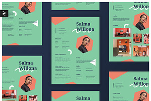 Creative Minimal CV Resume, a Resume Template by Neermana
