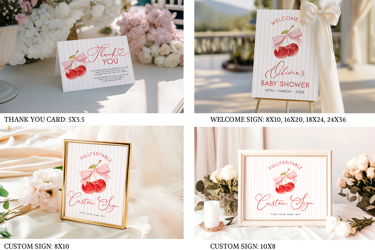 Pink Bow Coquette Theme, an Invitation Template by Digital_Mind (Photo 3 of 9)