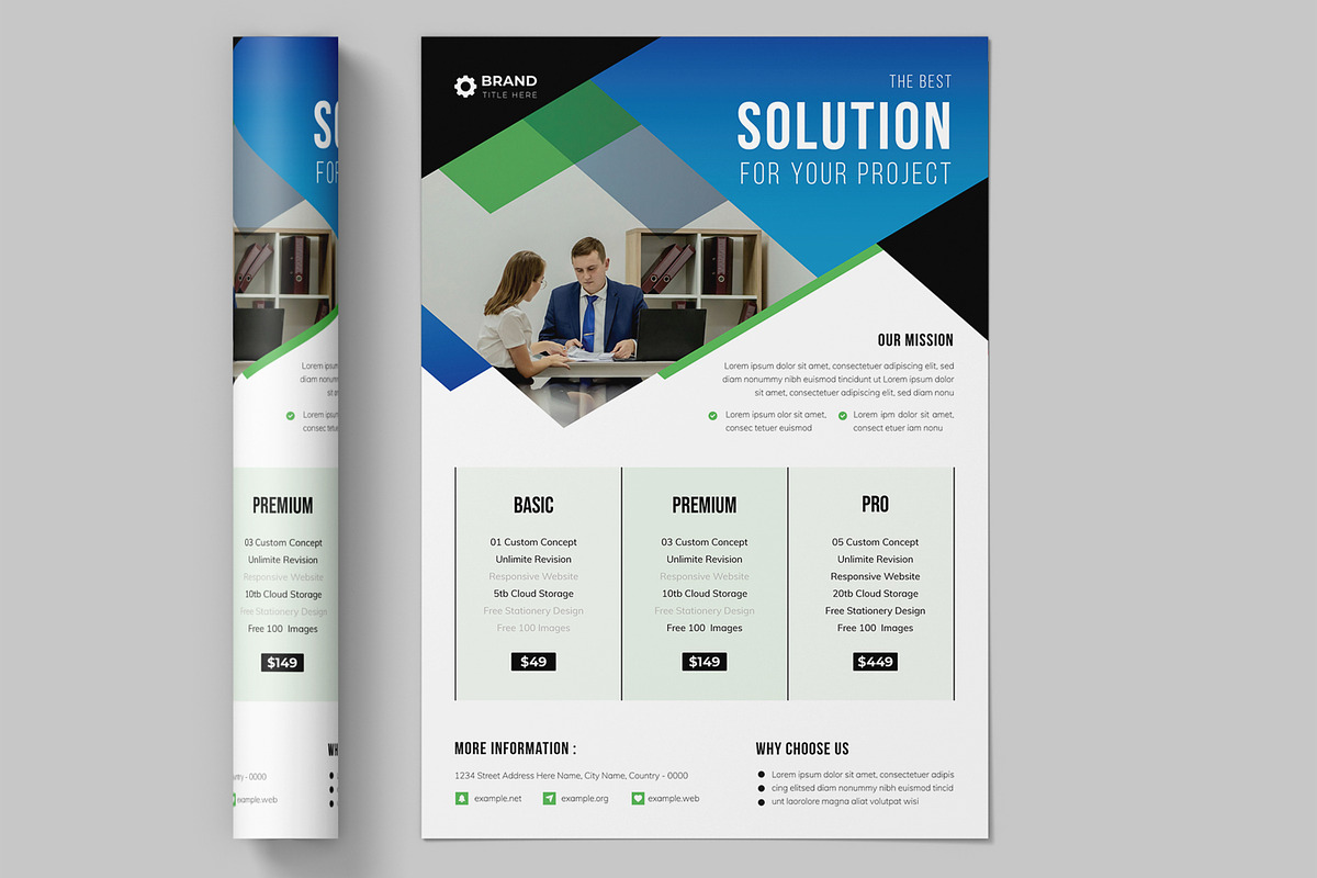 Business Pricing Flyer, a Flyer Template by ContestDesign (Photo 3 of 3)