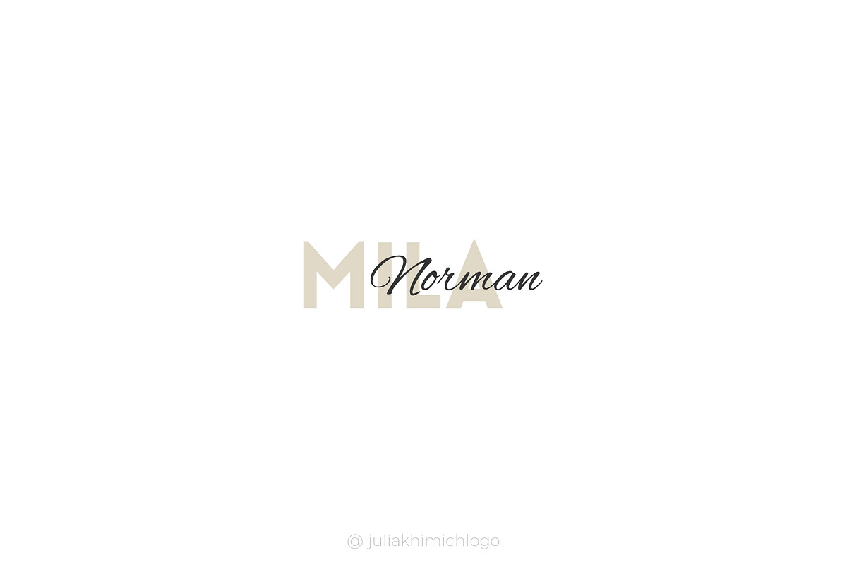 Logo Pack Volume 16. Text Based, a Branding & Logo Template by Mint Air Studio (Photo 20 of 21)