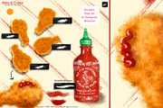 Procreate Food Brushes Bake & Cream, a Brush Add-On by Fashion Workshop Bkk (Thumbnail 9 of 11)