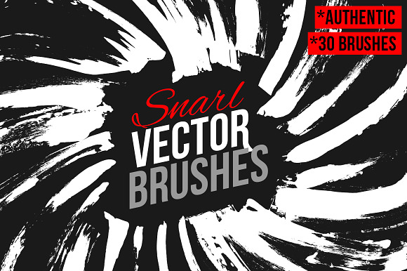 Snarl Vector Brushes preview 8