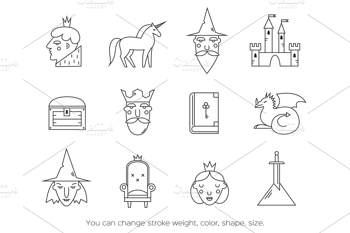 Fairy Tale Icons preview 3