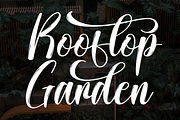 Rooftop Garden | Script Font, a Handwritten Font by Scratchones (Thumbnail 1 of 9)