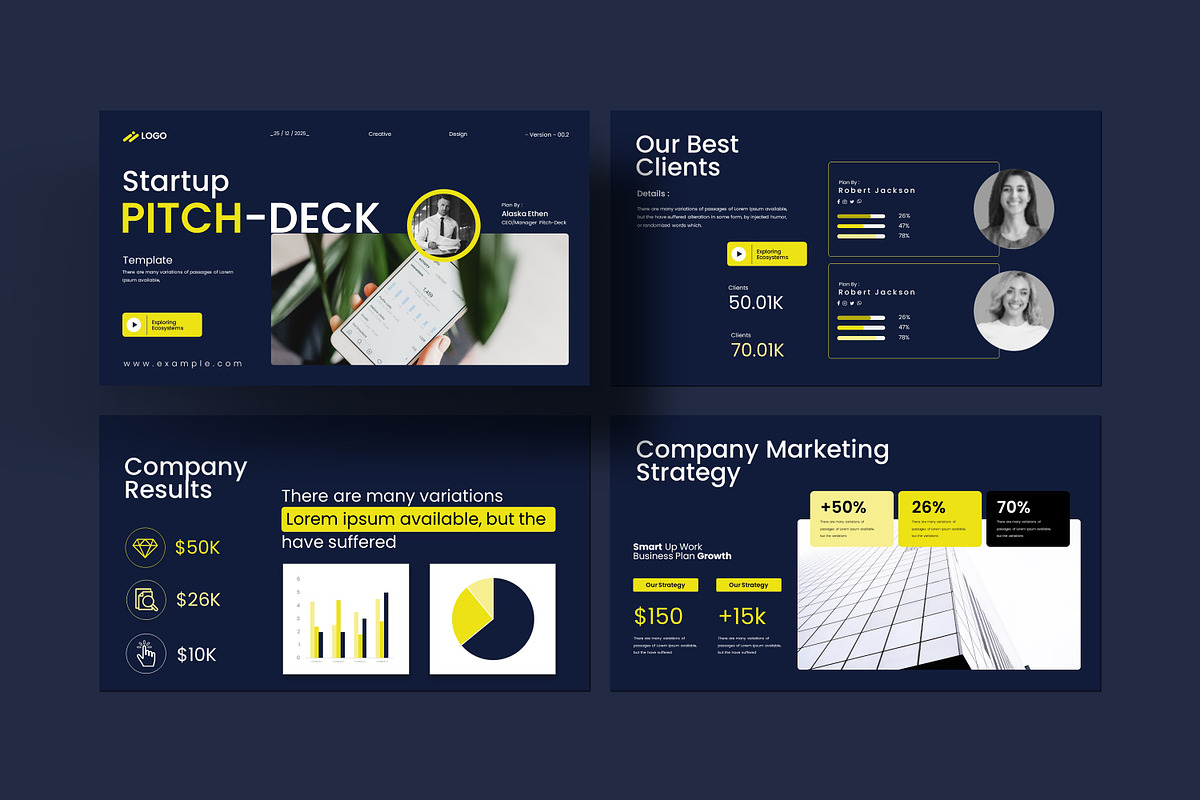 Startup Pitch-Deck Presentation, a Presentation Template by Creative-Work (Photo 8 of 9)